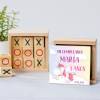 Juego 3 en raya personalizado con pegatina "Unicornio" Detalles invitados cumpleaños - Juegos personalizados de cumpleaños