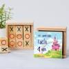 Juego 3 en raya personalizado con pegatina "Princesas" Detalles invitados cumpleaños - Juegos personalizados de cumpleaños