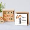 Juego 3 en raya personalizado con pegatina "Lemonnade" Detalles invitados boda - Juegos personalizados de boda