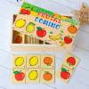 Domino infantil madera con dibujos para niños - Detalles Boda Niños