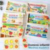 Domino infantil madera con dibujos para niños - Detalles Boda Niños