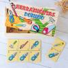 Domino infantil madera con dibujos para niños - Detalles Boda Niños