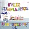 Guirnalda "Feliz Cumpleaños" de Colores - Decoración Cumpleaños