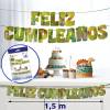 Guirnalda Feliz Cumpleaños Dinosaurios - Decoración Cumpleaños