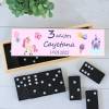 Dominó personalizado con pegatina "Princesas" Detalles de cumpleaños - Juegos personalizados de cumpleaños