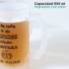 Jarra de cerveza personalizada "Modelo cumplir años" Regalo de cumpleaños - Regalos personalizables cumpleaños