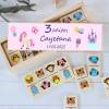 Dominó de animales personalizado con pegatina "Pricesas" Detalles de cumpleaños - Juegos personalizados de cumpleaños