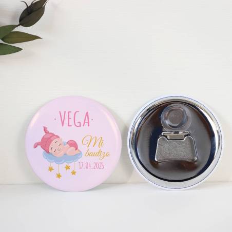 Abridor con imán personalizado "Dreams" detalles bautizo - Abridor Imán Personalizado Bautizo