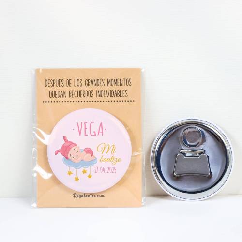 Abridor con imán personalizado "Dreams" detalles bautizo - Abridor Imán Personalizado Bautizo