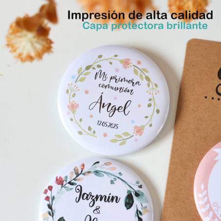 Abridor con imán personalizado "Valeria" detalles comunión - Abridor Imán Personalizado Comunión