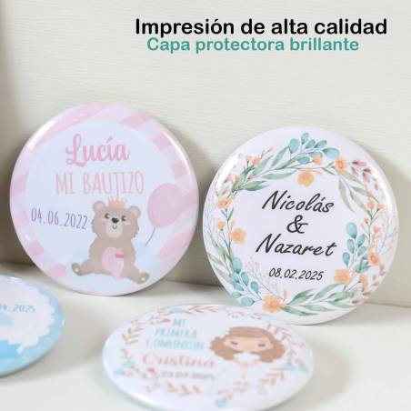 Llavero de chapa abridor personalizado Amor detalles boda - Llaveros Abrebotellas Personalizados Boda