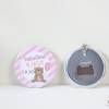 Llavero de chapa abridor personalizado "Valentina" bautizo niña - Llaveros Abrebotellas Personalizados Bautizo