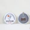 Llavero con abridor personalizado "Mañana" Detalles de Boda - Llaveros Abrebotellas Personalizados Boda
