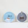 Llavero con abridor personalizado "Nube" Detalles de bautizo - Llaveros Abrebotellas Personalizados Bautizo