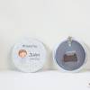 Llavero con abridor personalizado "Bebé niño" Detalles bautizo - Llaveros Abrebotellas Personalizados Bautizo