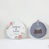 Llavero con abridor personalizado "Paz" Detalles de boda - Llaveros Abrebotellas Personalizados Boda