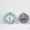 Llavero con abridor personalizado "Transportes" Detalles de cumpleaños - Regalos personalizables cumpleaños