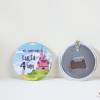 Llavero con abridor personalizado "Princesas" Detalles de cumpleaños - Regalos personalizables cumpleaños
