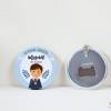 Llavero con abridor personalizado "León" Detalles de comunión - Llaveros Abrebotellas Personalizados Comunión