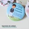 Llavero con espejo personalizado "Cigüeña" Detalles bautizo - Llaveros Espejos Personalizados Bautizo