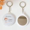 Llavero con espejo personalizado "Bebé niño" Detalles bautizo - Llaveros Espejos Personalizados Bautizo