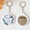 Llavero con espejo personalizado "Diana" Detalles boda - Llaveros Espejos Personalizados Boda
