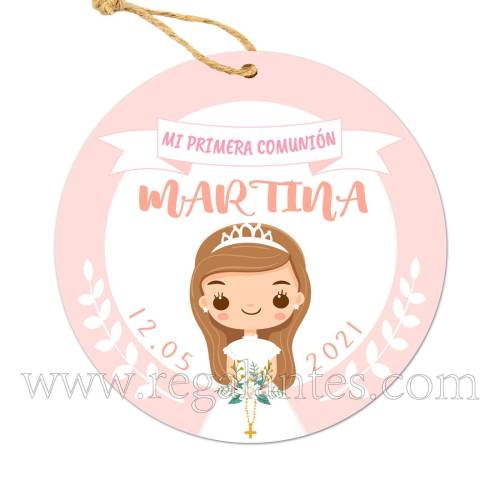 Etiqueta Comunión Personalizada Niña Galleta - Pegatinas Y Etiquetas Personalizadas Comunión