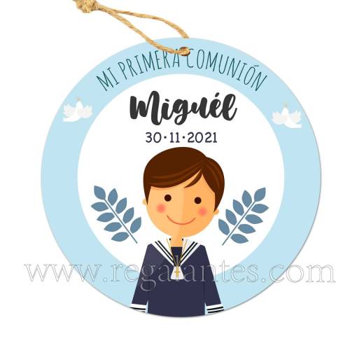 Etiqueta Comunión Personalizada Niño León - Pegatinas Y Etiquetas Personalizadas Comunión