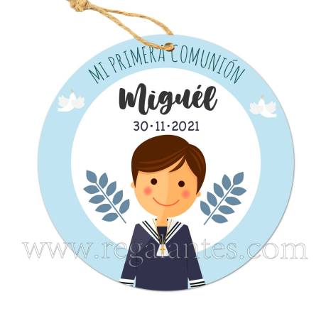 Etiqueta Comunión Personalizada Niño León - Pegatinas Y Etiquetas Personalizadas Comunión