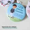Llavero con espejo personalizado "Cielo" Detalles comunión - Llaveros Espejos Personalizados Comunión