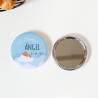 Espejo personalizado chapa "Ángel" Detalles de bautizo - Chapas Espejos Personalizados Bautizo