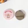 Espejo personalizado chapa "Julieta" detalles bautizo - Chapas Espejos Personalizados Bautizo