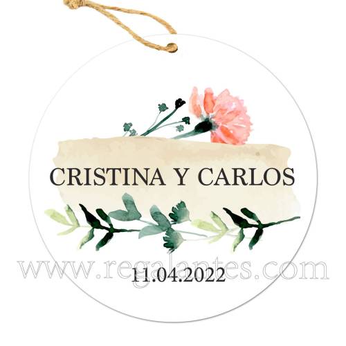 Etiqueta Boda Personalizada Luna - Pegatinas Y Etiquetas Personalizadas boda