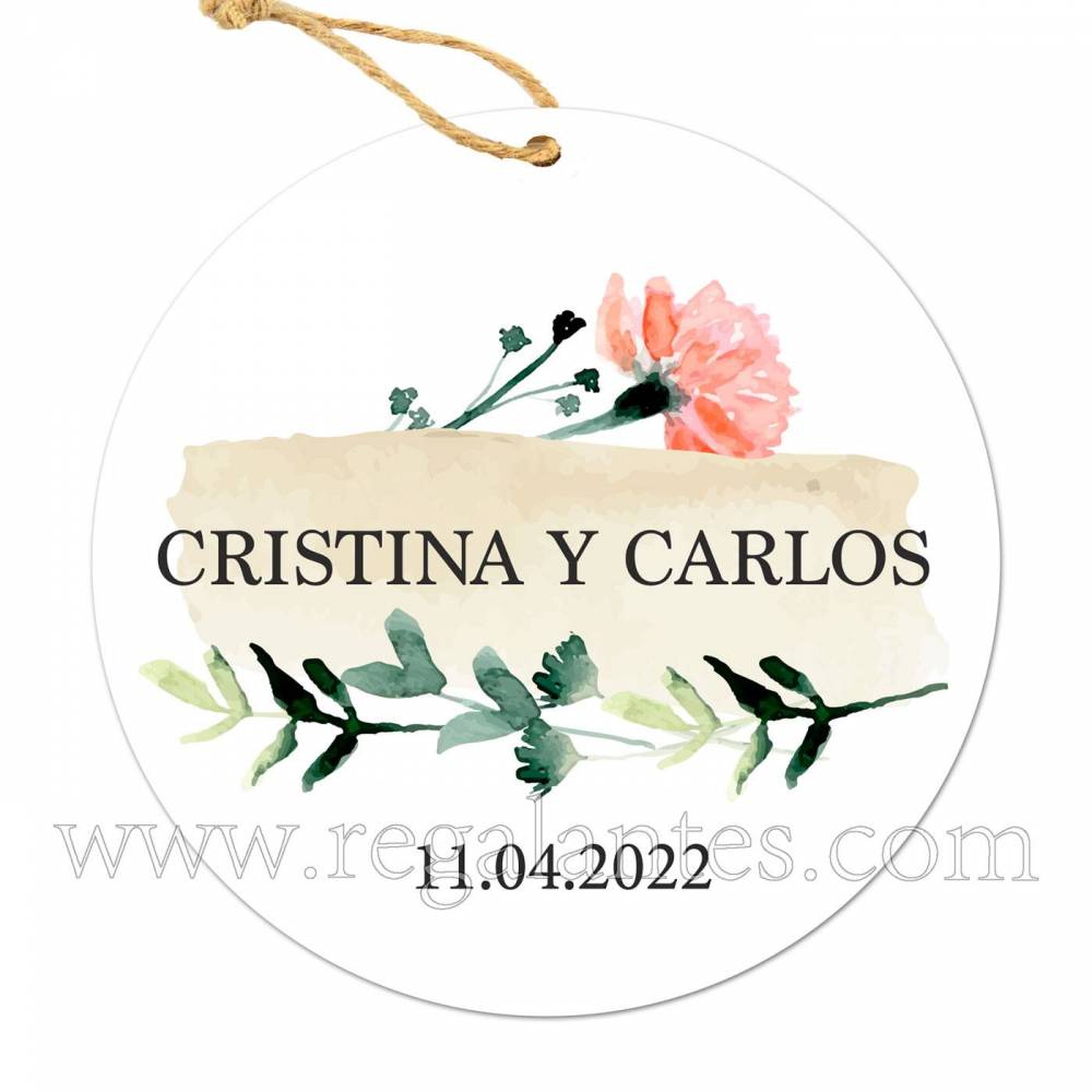 Etiqueta Boda Personalizada Luna - Pegatinas Y Etiquetas Personalizadas boda
