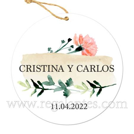 Etiqueta Boda Personalizada Luna - Pegatinas Y Etiquetas Personalizadas boda