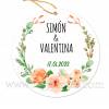 Etiqueta Boda Personalizada Macedonia - Pegatinas Y Etiquetas Personalizadas boda