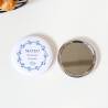 Espejo personalizado chapa "Huellas niño" Detalles bautizo - Chapas Espejos Personalizados Bautizo
