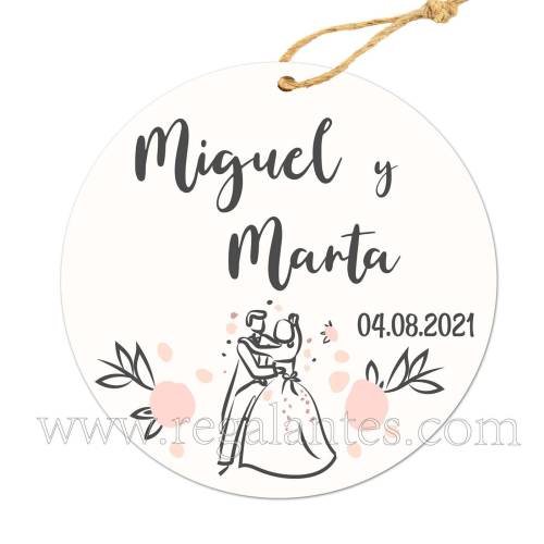 Etiqueta Boda Personalizada Juntos - Pegatinas Y Etiquetas Personalizadas boda