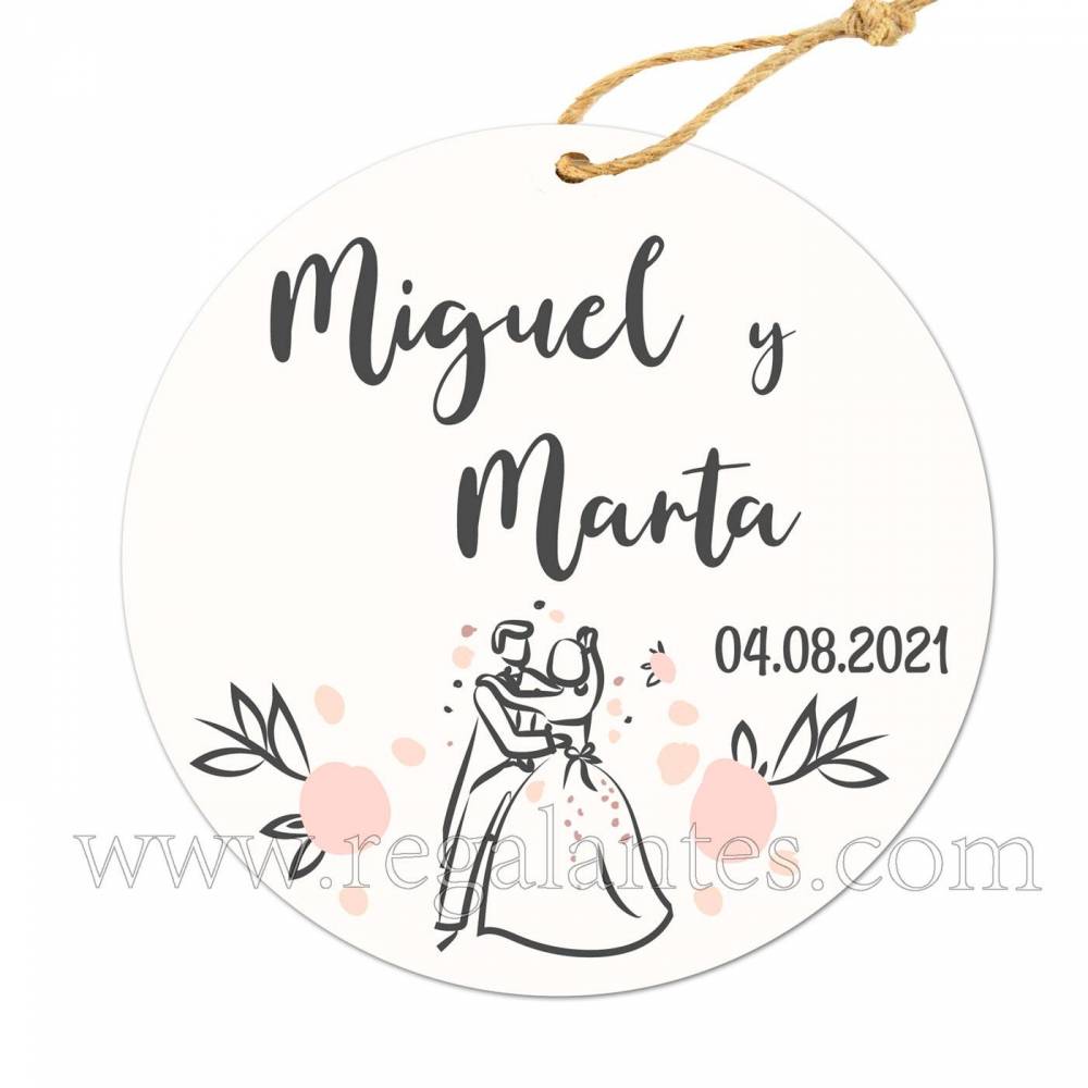 Etiqueta Boda Personalizada Juntos - Pegatinas Y Etiquetas Personalizadas boda