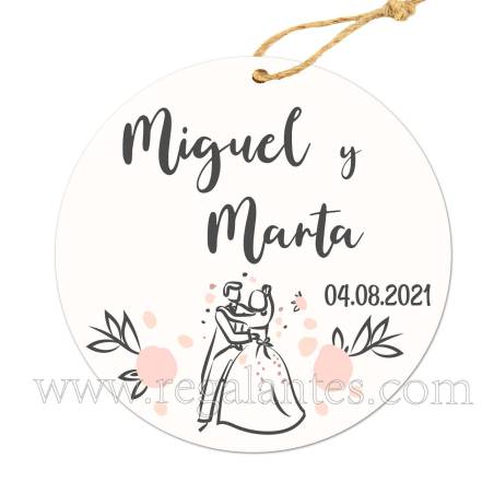 Etiqueta Boda Personalizada Juntos - Pegatinas Y Etiquetas Personalizadas boda