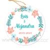 Etiqueta Boda Personalizada Summer - Pegatinas Y Etiquetas Personalizadas boda