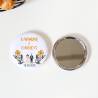Espejo personalizado chapa "Girasol" Detalles boda - Chapas Espejos Personalizados Boda
