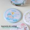 Espejo personalizado chapa "Juntos" Detalles boda - Chapas Espejos Personalizados Boda
