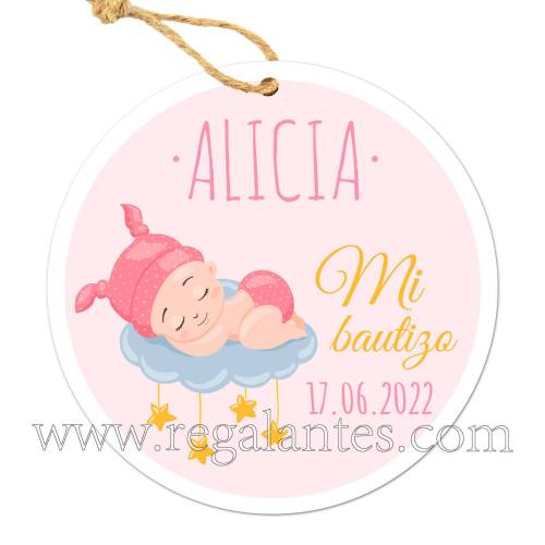 Etiquetas Bautizo Personalizada Dreams - Pegatinas Y Etiquetas Personalizadas boda