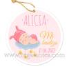 Etiquetas Bautizo Personalizada Dreams - Pegatinas Y Etiquetas Personalizadas boda