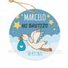 Etiqueta Bautizo Personalizada Niño Noche - Pegatinas Y Etiquetas Personalizadas Bautizo