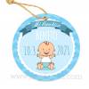 Etiqueta Bautizo Personalizada Niño Olas - Pegatinas Y Etiquetas Personalizadas Bautizo