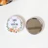 Espejo personalizado chapa"Macedonia" Detalles boda - Chapas Espejos Personalizados Boda