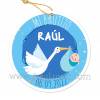 Etiqueta Bautizo Personalizada Niño Raúl - Pegatinas Y Etiquetas Personalizadas Bautizo