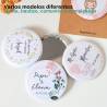 Espejo personalizado chapa "Summer" Detalles boda - Chapas Espejos Personalizados Boda